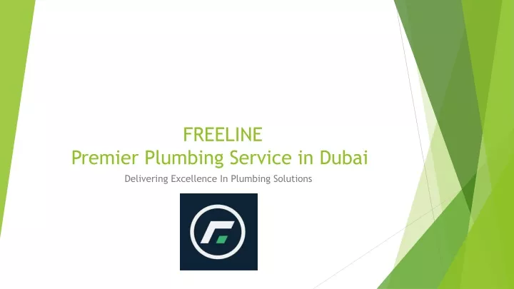 freeline premier plumbing service in dubai