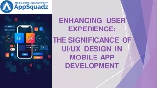 Enhancing user experience the significance of uiux-design in mobile app development