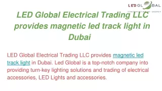 LED Global Electrical Trading LLC