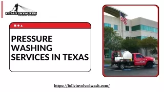 Enhance The look of  Your Property With Pressure Washing Services In Texas