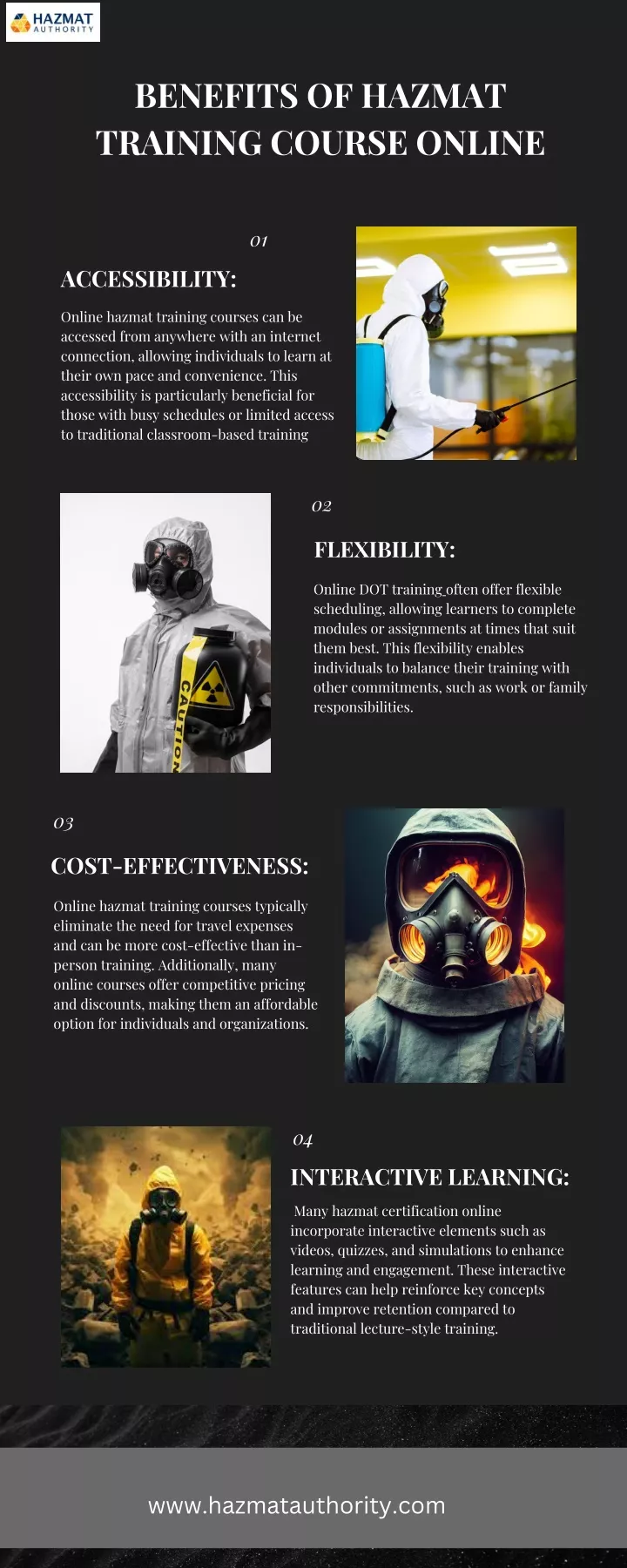 benefits of hazmat training course online