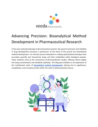 Bioanalytical Method Development