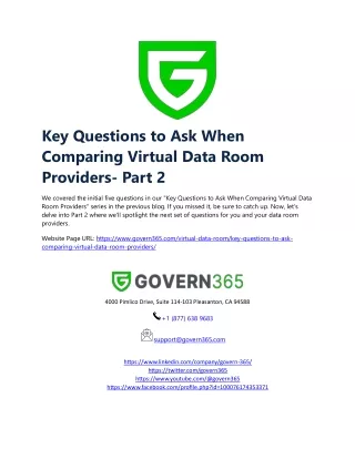 key questions to ask when comparing virtual data