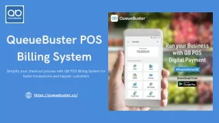 QueueBuster POS Billing System