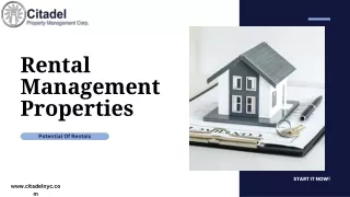 Rental Management Properties: Unlock the Potential of Your Rentals