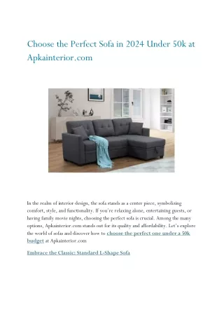 Choose the Perfect Sofa in 2024 Under 50k at Apkainterior (2)