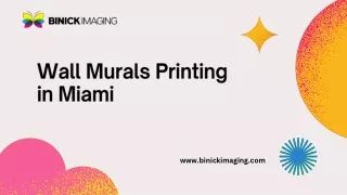 Wall Murals Printing in Miami | Binick Imaging