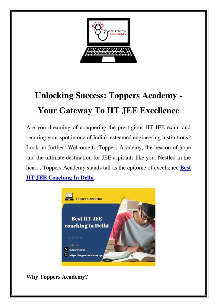 unlocking success toppers academy