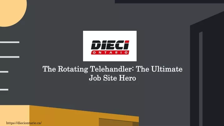 the rotating telehandler the ultimate