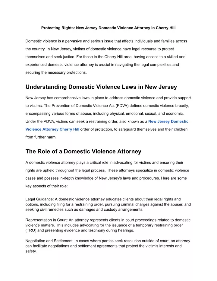 protecting rights new jersey domestic violence