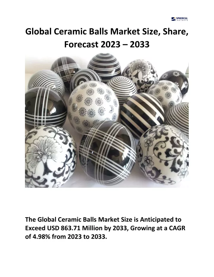 global ceramic balls market size share forecast