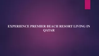 Luxurious Accommodations at Sealine Beach Resort, Qatar