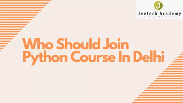 who should join python course in delhi