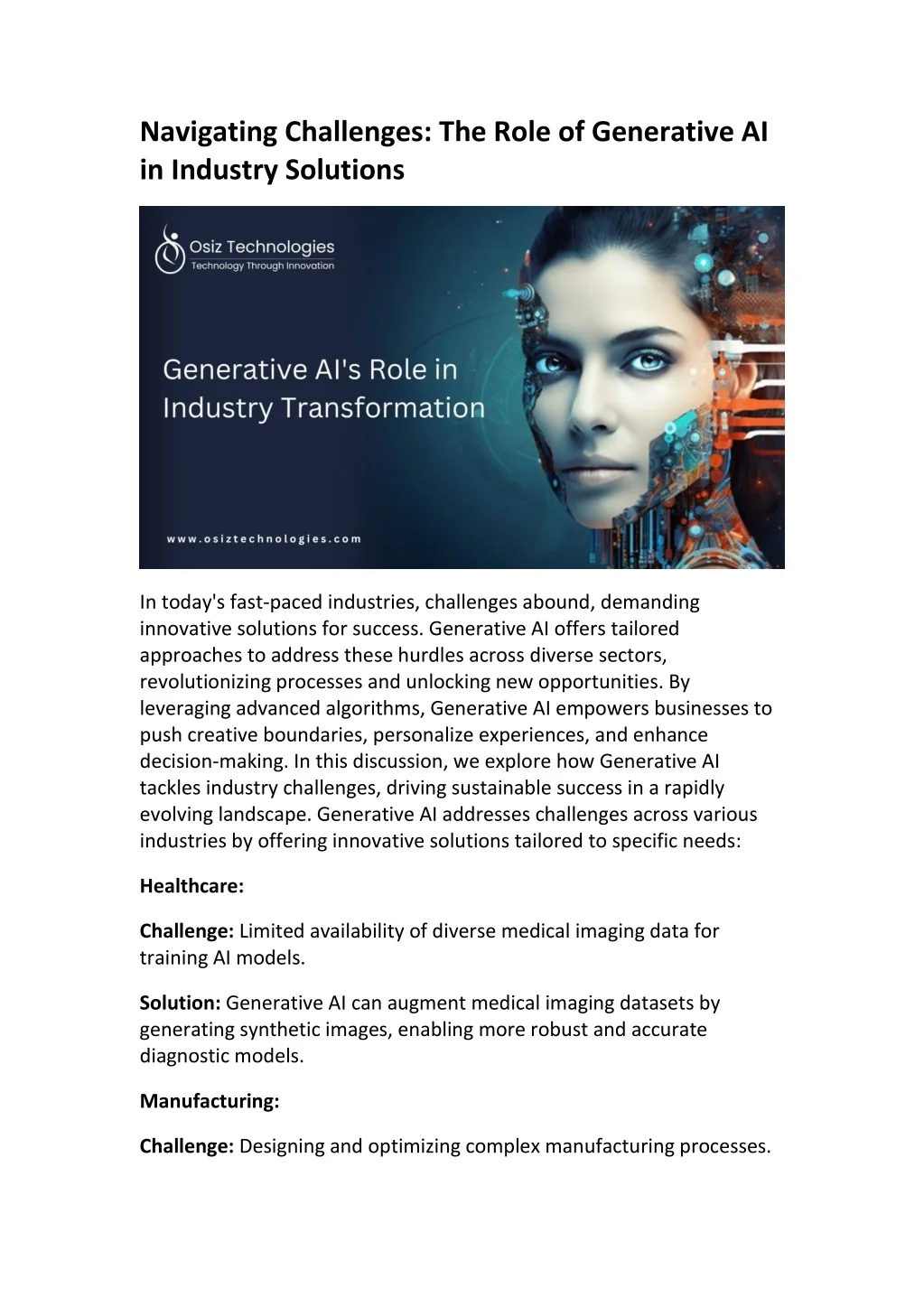 PPT - Generative AI - Challenges and Solutions PowerPoint Presentation ...