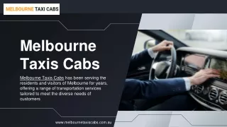 Choosing Melbourne Taxis Cabs for Your Transportation Needs