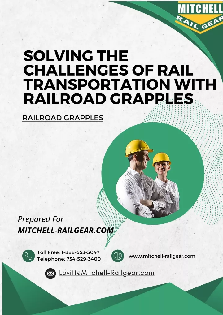 solving the challenges of rail transportation