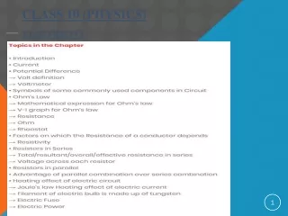 class 10 physics electricity