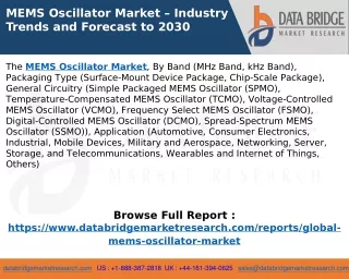 mems oscillator market industry trends