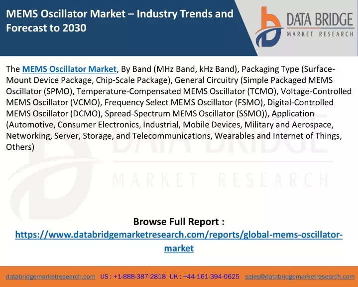 mems oscillator market industry trends