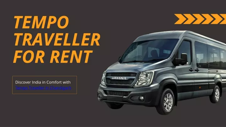 tempo traveller for rent