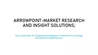 The Crucial Role of Competitive Intelligence