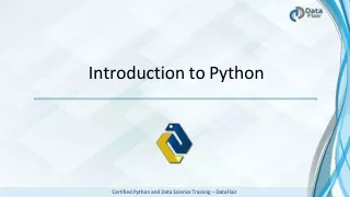 introduction to python