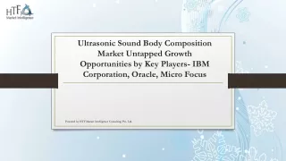 ultrasonic sound body composition market untapped