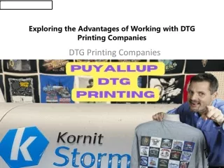 exploring the advantages of working with dtg printing companies