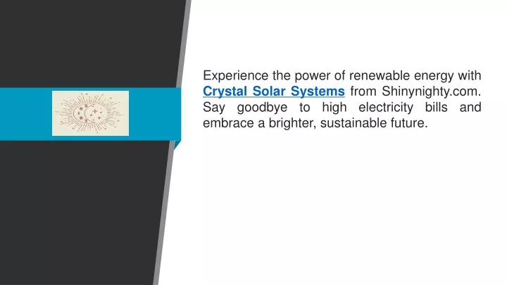 experience the power of renewable energy with