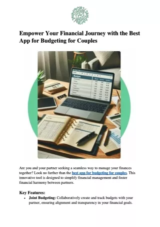 Empower Your Financial Journey with the Best App for Budgeting for Couples