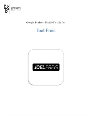 Joel Freis