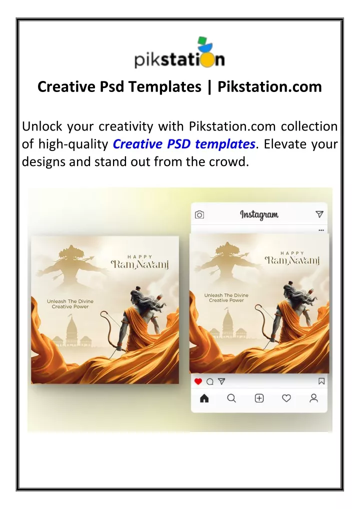 creative psd templates pikstation com