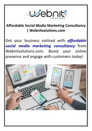 Affordable Social Media Marketing Consultancy Webnitsolutions.com