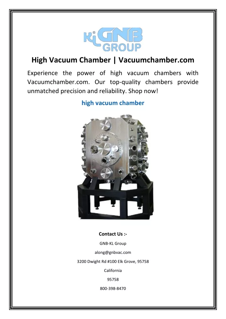 high vacuum chamber vacuumchamber com