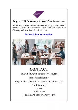 Improve HR Processes with Workflow Automation