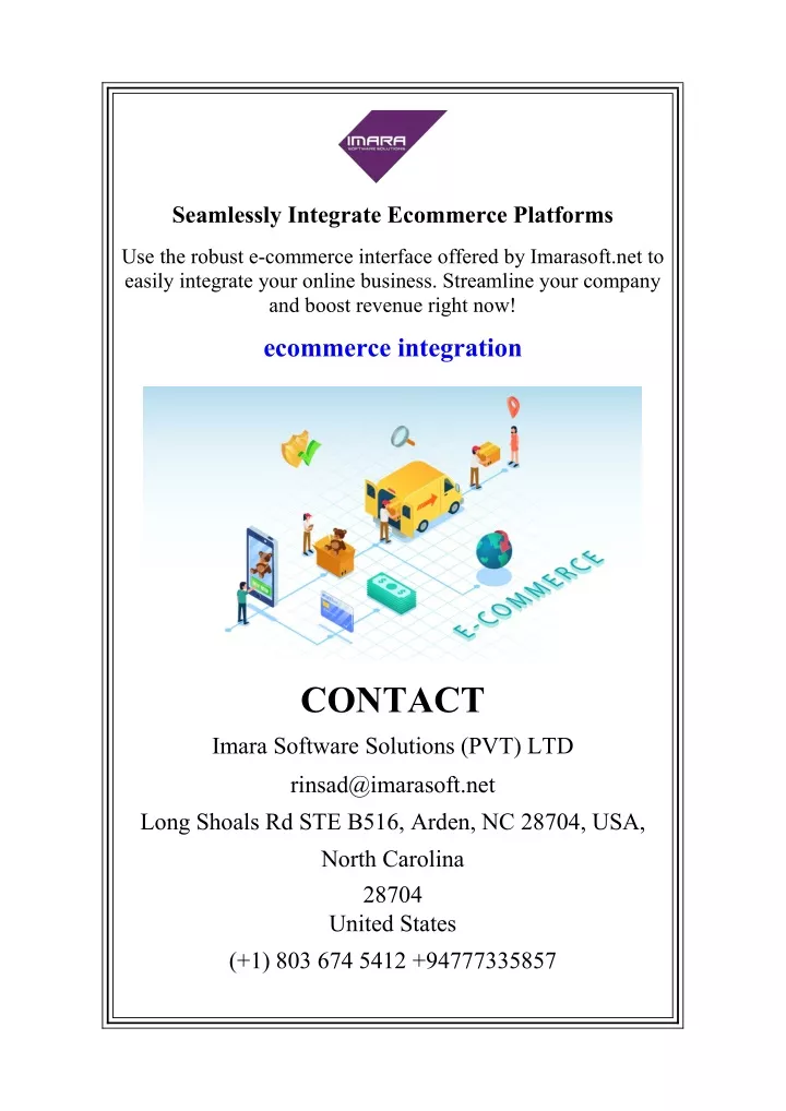 seamlessly integrate ecommerce platforms