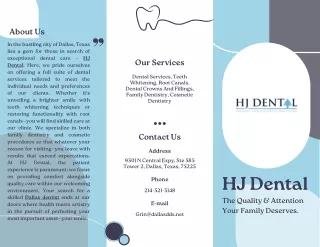 HJ Dental - Month 1