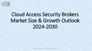 cloud access security brokers market size growth outlook 2024 2030
