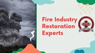 Fire and Smoke Damage Restoration