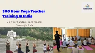 300 Hour Yoga Teacher Training in Rishikesh India | Sri Yoga Ashram