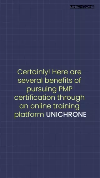 PMP Certification Online Training