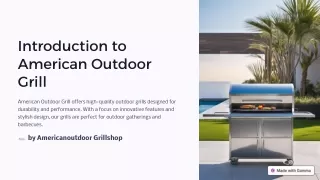 American Outdoor Grill