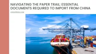 navigating the paper trail essential documents
