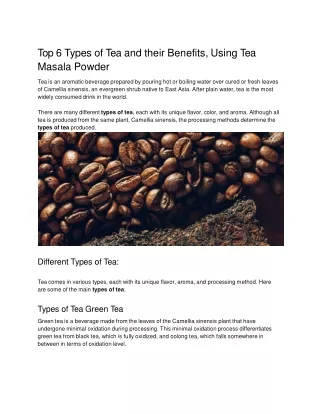 Doc 16 Types of Tea _ V-pure