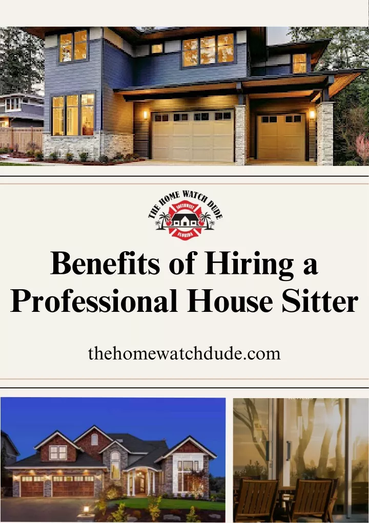 benefits of hiring a professional house sitter