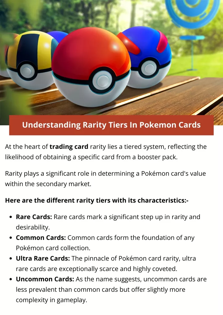 understanding rarity tiers in pokemon cards