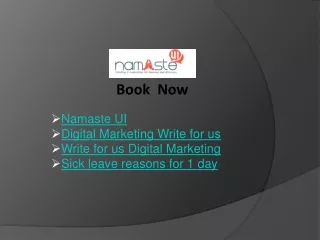 Write for Us: Namaste UI Welcomes Digital Marketing Contributors