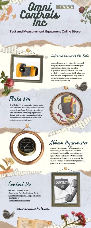Ensure Precision and Accuracy: Abbeon Hygrometer, Fluke 374, and Infrared Camera