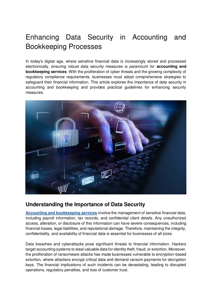 enhancing data security in accounting