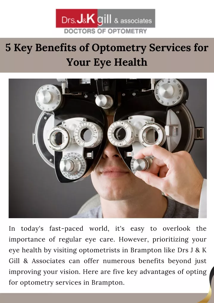 5 key benefits of optometry services for your